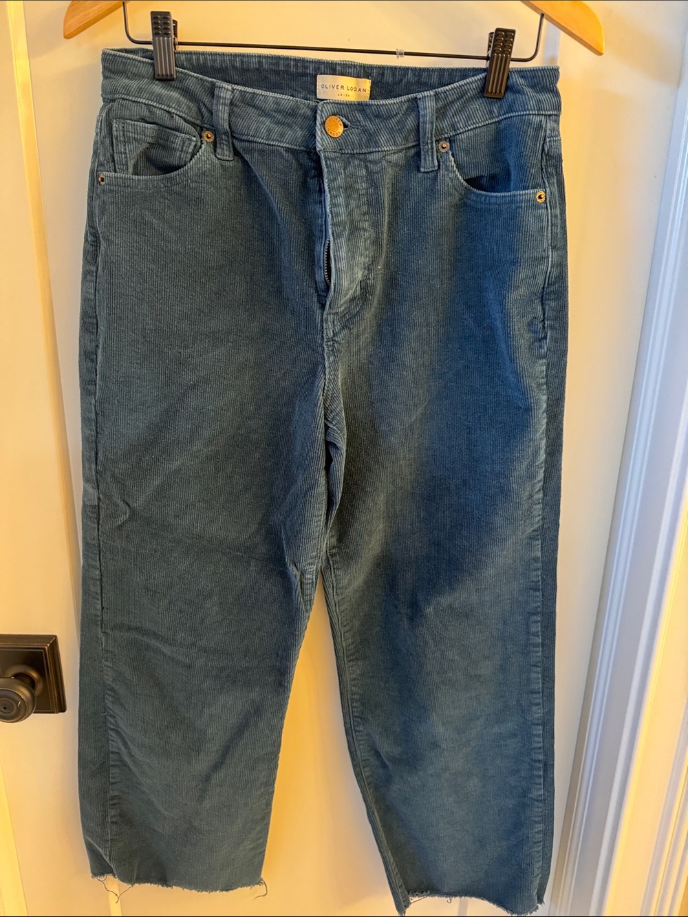 Women’s Oliver Logan Dark Teal Corduroy Jeans
